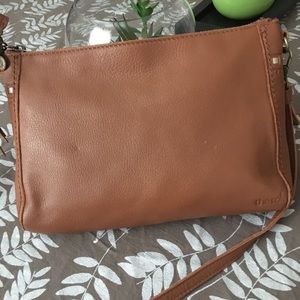 The Sak Tan Leather Crossbody Bag